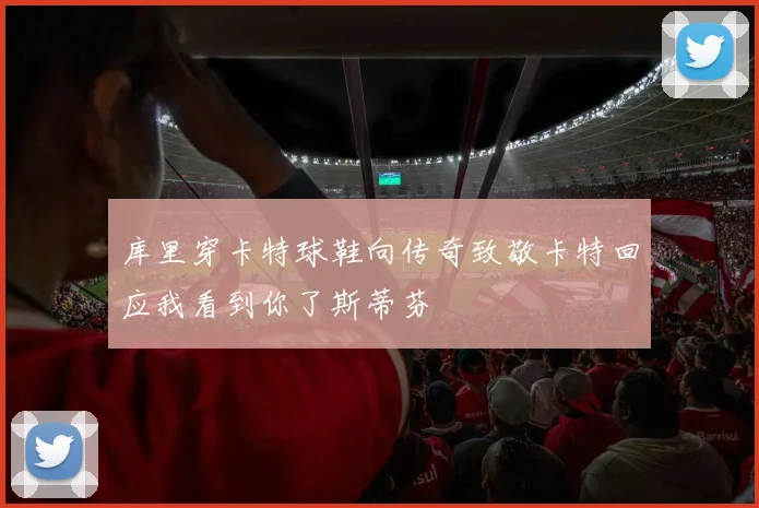 库里穿卡特球鞋向传奇致敬卡特回应我看到你了斯蒂芬